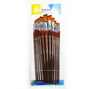 Worison Artist 13pcs Angle Paintbrush Set