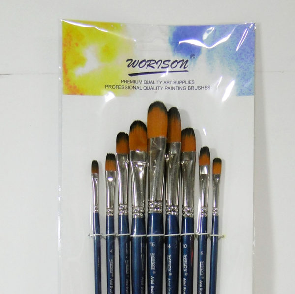 Worison Artist Filbert Paintbrushes