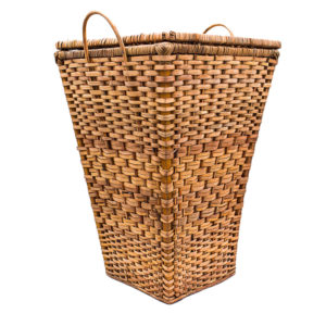 Handwoven Cane Laundry Baskets