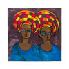 36x36' Owambe Gele Acrylic Painting