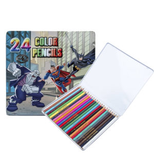24pcs Superman Theme Color Pencil Set